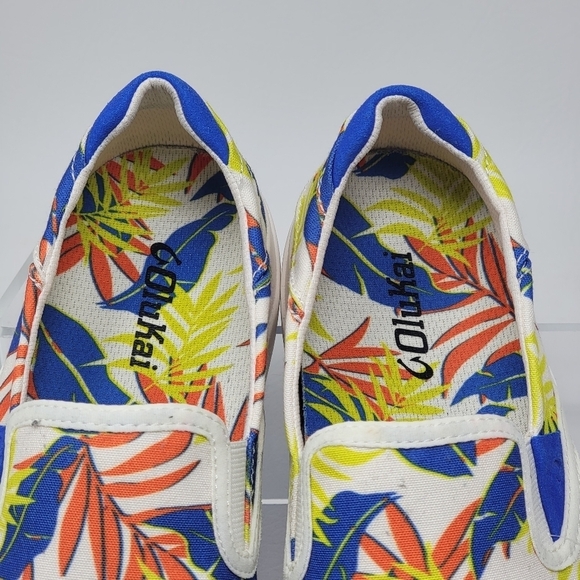 OluKai Lae‘ahi Pa‘i Men’s Slip-On Shoes Size 8 Off-White/Aloha10444-18HA New main image 7